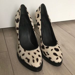 Alexander Wang animal print heels